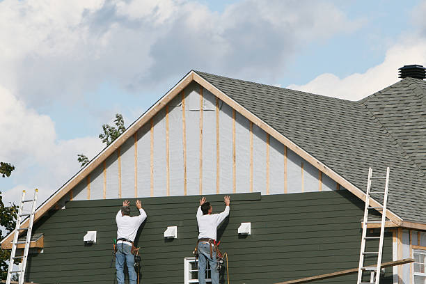 Professional Siding Contractor technician working in Industry, PA